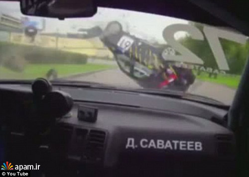 فرار بزرگ راننده رالی روسی