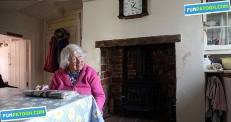 این زن 100 ساله همه عمرش را در خانه ای سپری كرد+تصاویر