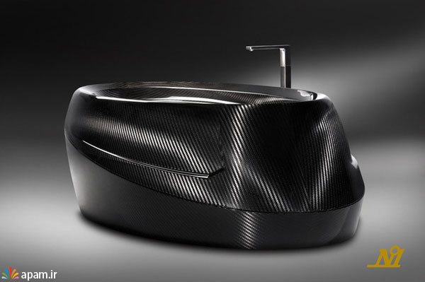 دکوراسیون مدرن,Corcel N°1 Carbon Fiber Luxury Bathtub,apam.ir