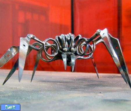 Spiders Made of Scissors