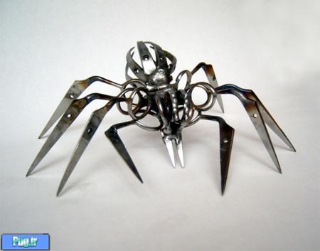 Spider Made of Scissors