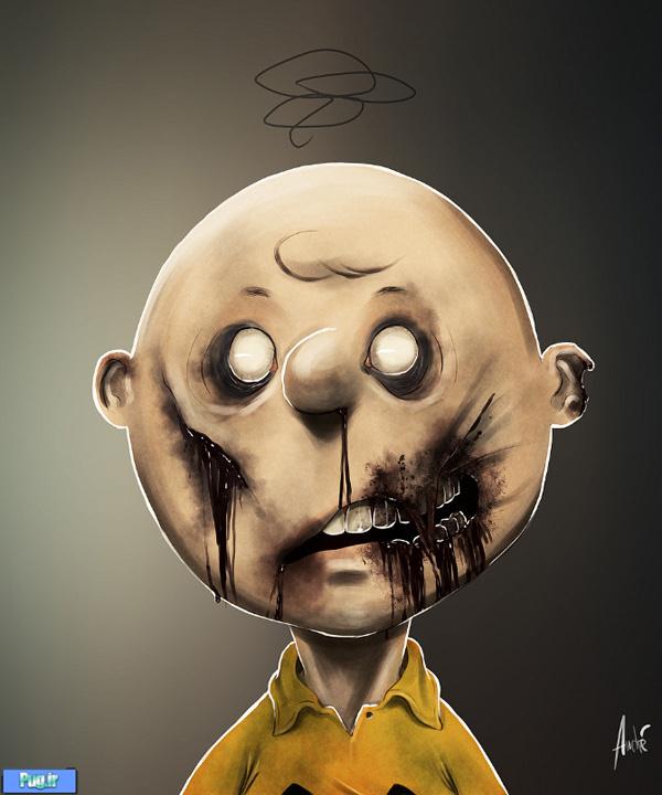 Zombie Charliebrown Zombie Portraits By Andre De Freitas