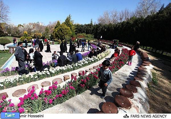  تصاویر/ باغ گل ها در اصفهان
