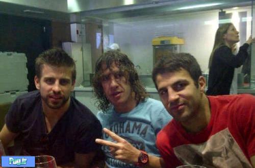   این سه بازیکن بارسلونا در بیشتر عکس ها با هم 