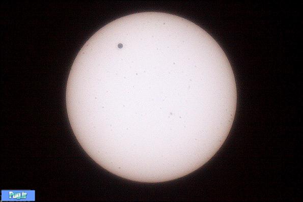 گزارش تصویری / گذر سیاره زهره از مقابل خورشید