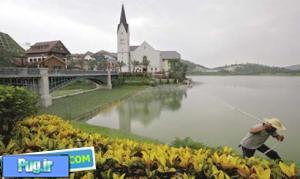 چینی ها روستای توریستی اتریش را کپی زدند+عکس