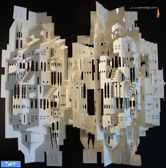 گزارش تصویری: ساختمان‌های زیبایی که با کاغذ ساخته شده‌اند!