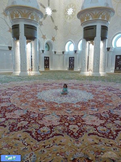 بازدید روزانه 2 هزار توریست از فرش ایرانی در مسجد امارات+عکس