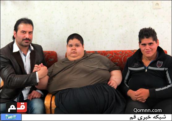 چاق ترین پسر ایرانی میخواهد لاغر بشود؟ + عکس