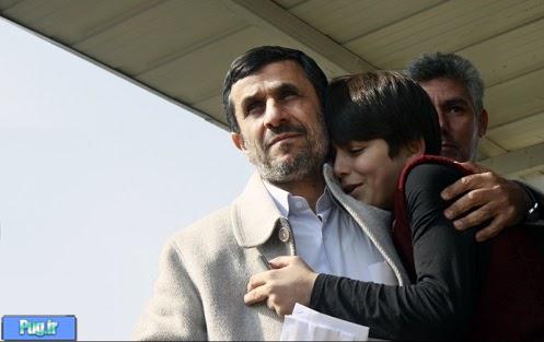  توضيح درباره عكس "دختر چاوز در آغوش احمدي نژاد"