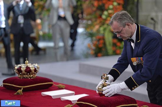 (تصاویر) مراسم تاج‌گذاری پادشاه جدید هلند