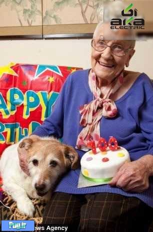 پیر ترین سگ دنیا 100 ساله شد 