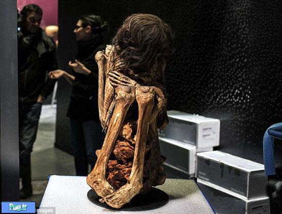 نمایش مومیایی هزار ساله زن پرویی  