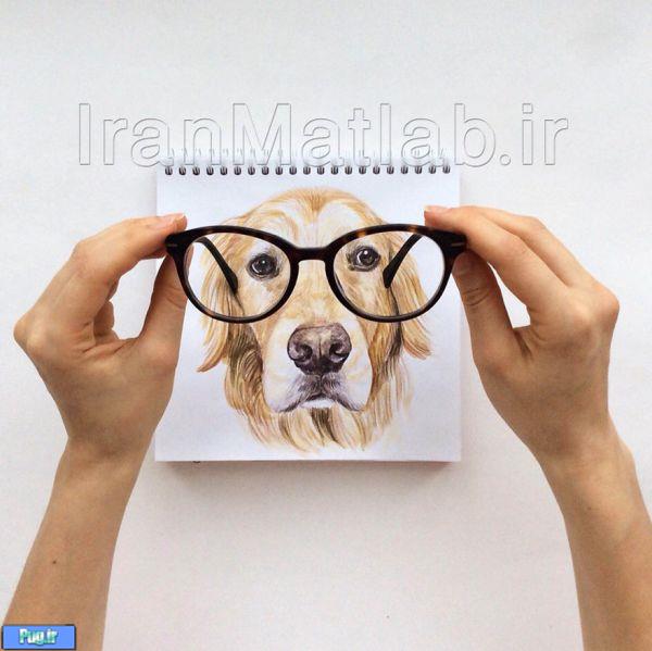 شوخی جالب با نقاشی سگ