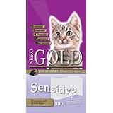 غذای خشک گربه نروگولد مخصوص گربه های حساس - 800 گرمی